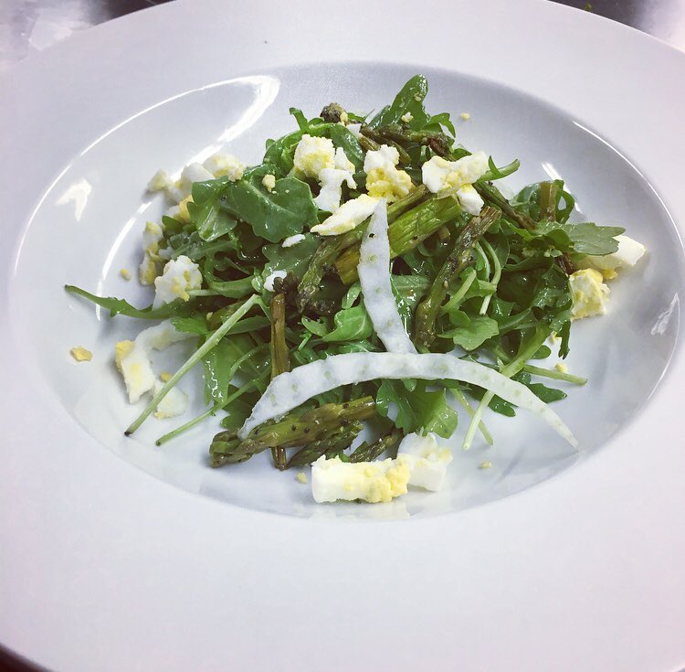 SceneKYCenter's tweet photo. Asparagus Arugula Salad
#EatLouisville https://t.co/Xlmdy02UIT