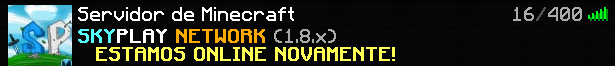 RedeSkyPlay's tweet photo. Estamos ONLINE! 🎉
IP: https://t.co/lKAxFqIBpw https://t.co/VqxTw97LTM