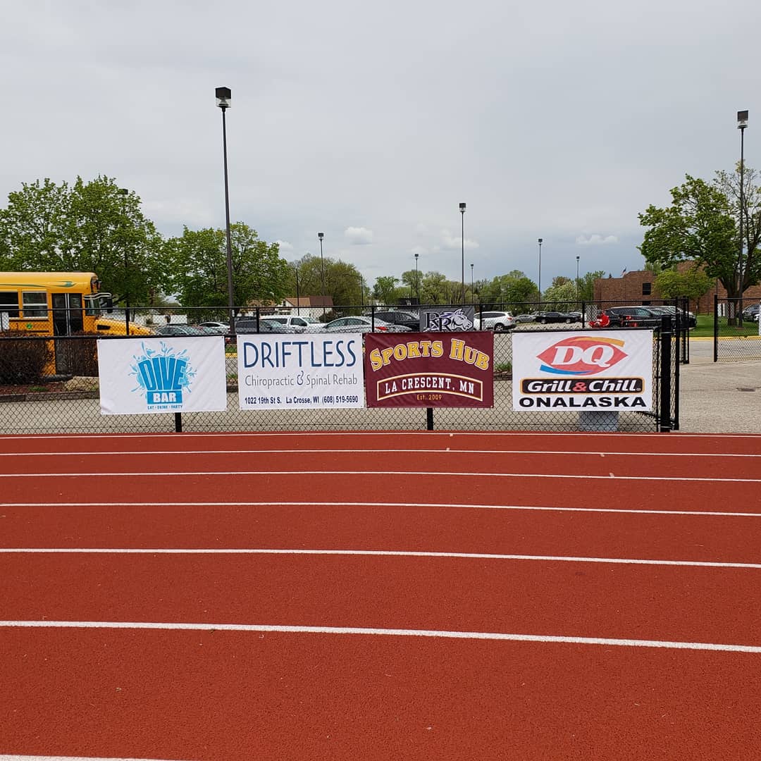CityRough's tweet photo. The 2019 sponsor banners of the River City Rough Riders! https://t.co/Cge07RG9lU