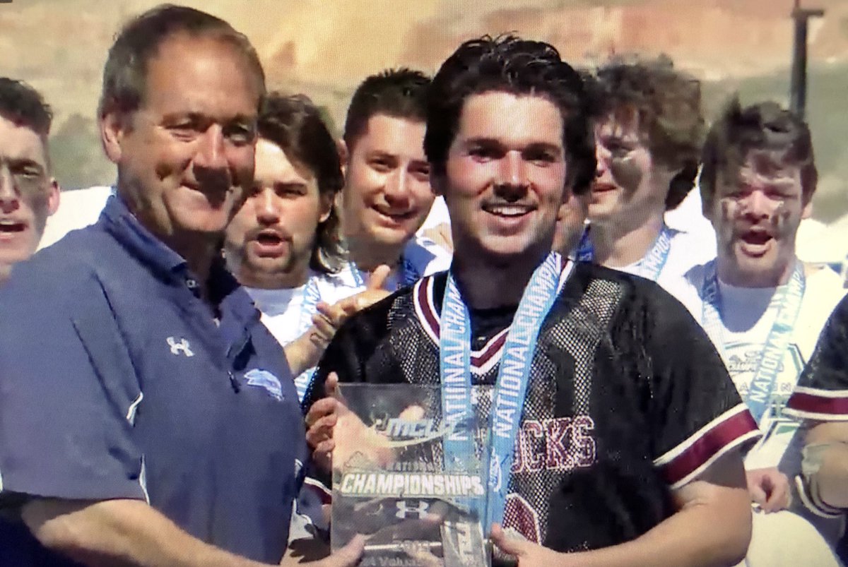reelscope's tweet photo. 🚨MVP ALERT🚨
#CocksLAX goalie, Colin Hains, wins the MCLA Tournament MVP. Had 17 saves in the championship game. https://t.co/tLJIYUnxSb