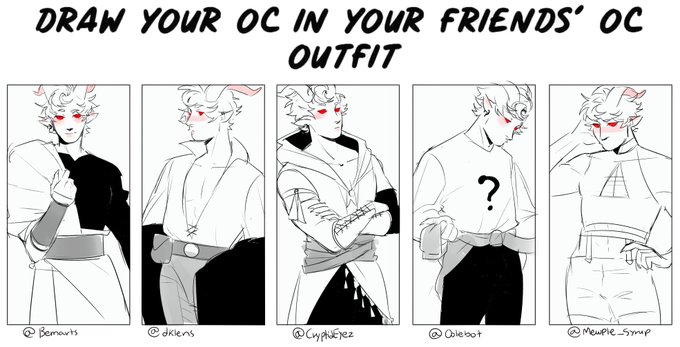 i feel like the first one he'd like, second- uncomf and unnecessary, third is rly fuckin cool, fourth is comfortable and fifth is BIG NO 
anyway thanks friends that was fun ✨ 