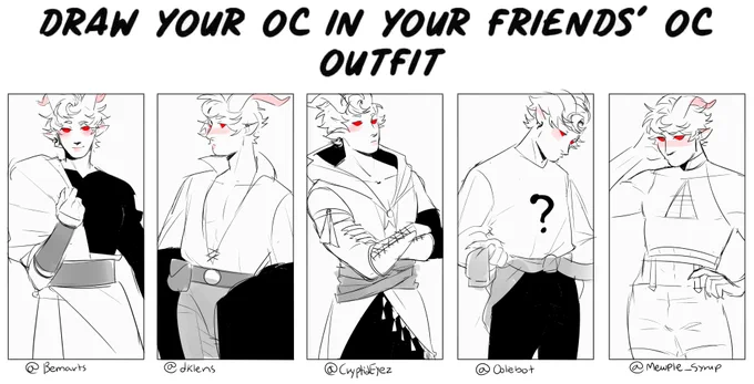 i feel like the first one he'd like, second- uncomf and unnecessary, third is rly fuckin cool, fourth is comfortable and fifth is BIG NO 
anyway thanks friends that was fun ✨ 