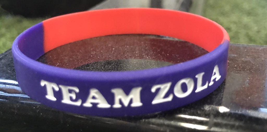henleyhornets's tweet photo. Update on One of Our Own: Zola has finished her 4th round of chemo. Her tumors have shrunk! She misses her friends...we are selling these bracelets for $4 to support the next step of her treatment...surgery in NYC or NC. See Dr. C if you’d like one. Positive vibes needed! https://t.co/LugA8D7npW