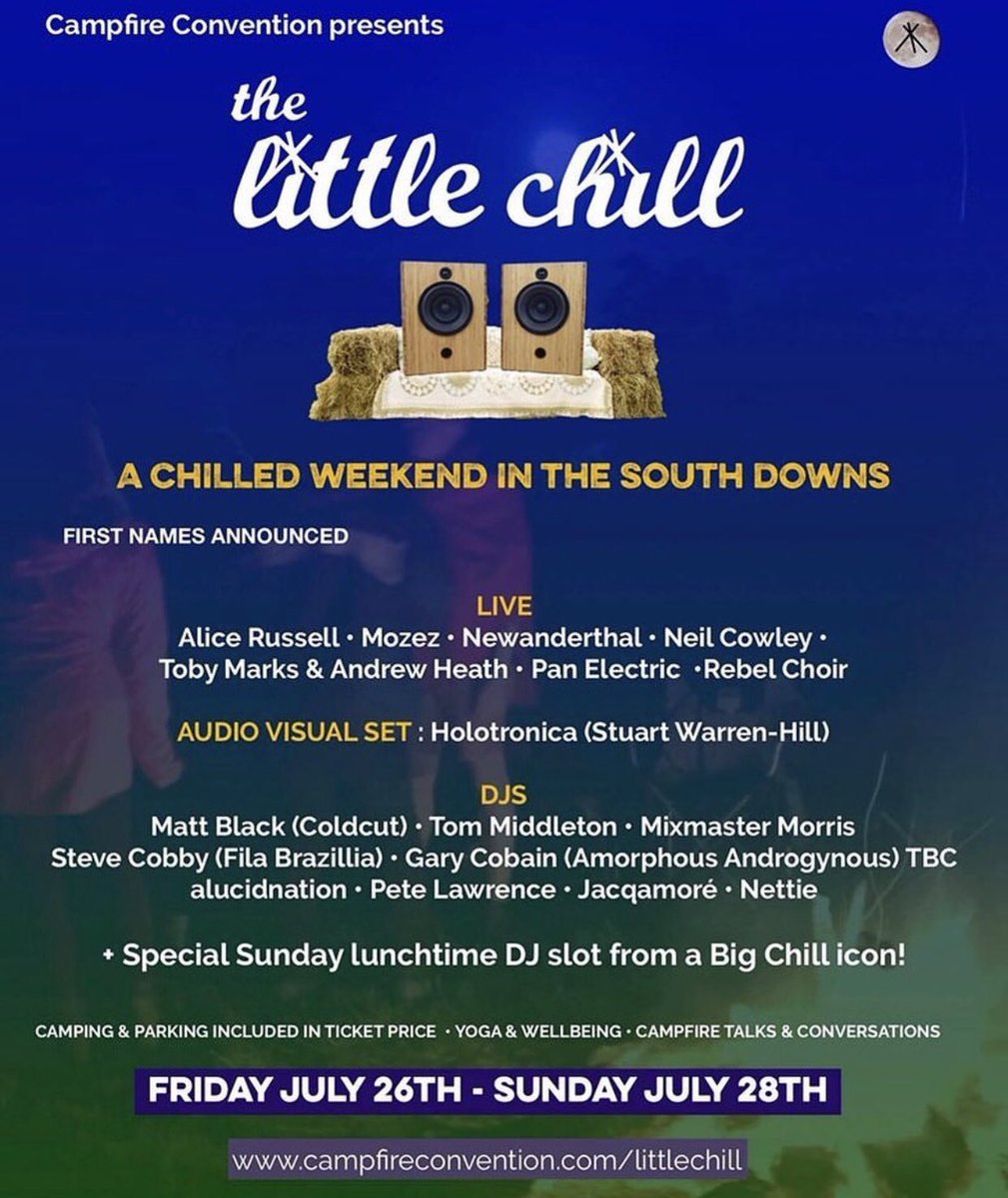 Campfire_Circle's tweet photo. We’re gathering in a field in the South Downs in July for this rather special weekend - just a few tickets available. #littlechill #campfireconvention https://t.co/Yr5yQG4jZs