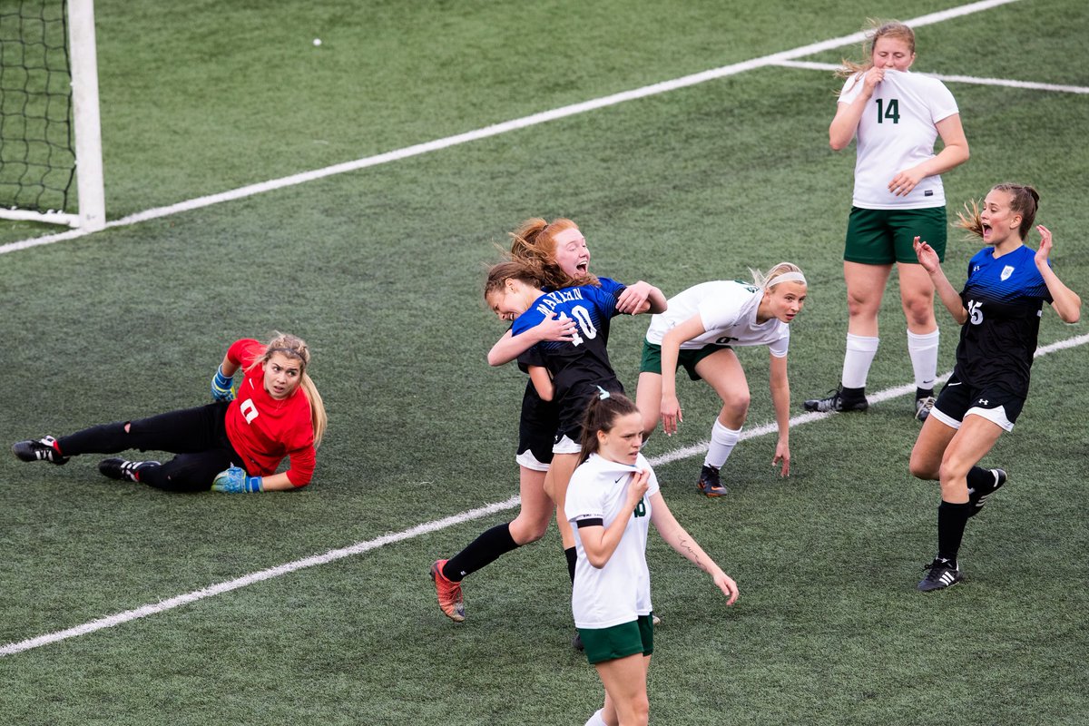 . <a href="/MarianHSSoccer/">Marian HS Soccer</a> knocks out Gretna in semifinal round of girls state soccer. More #nebpreps photos -> bit.ly/2E3JaLH

<a href="/OmahaMarian/">Marian High School</a> <a href="/gretnagreenarmy/">GREEN ARMY</a> <a href="/NEPrepZone/">Nebraska Prep Zone</a>