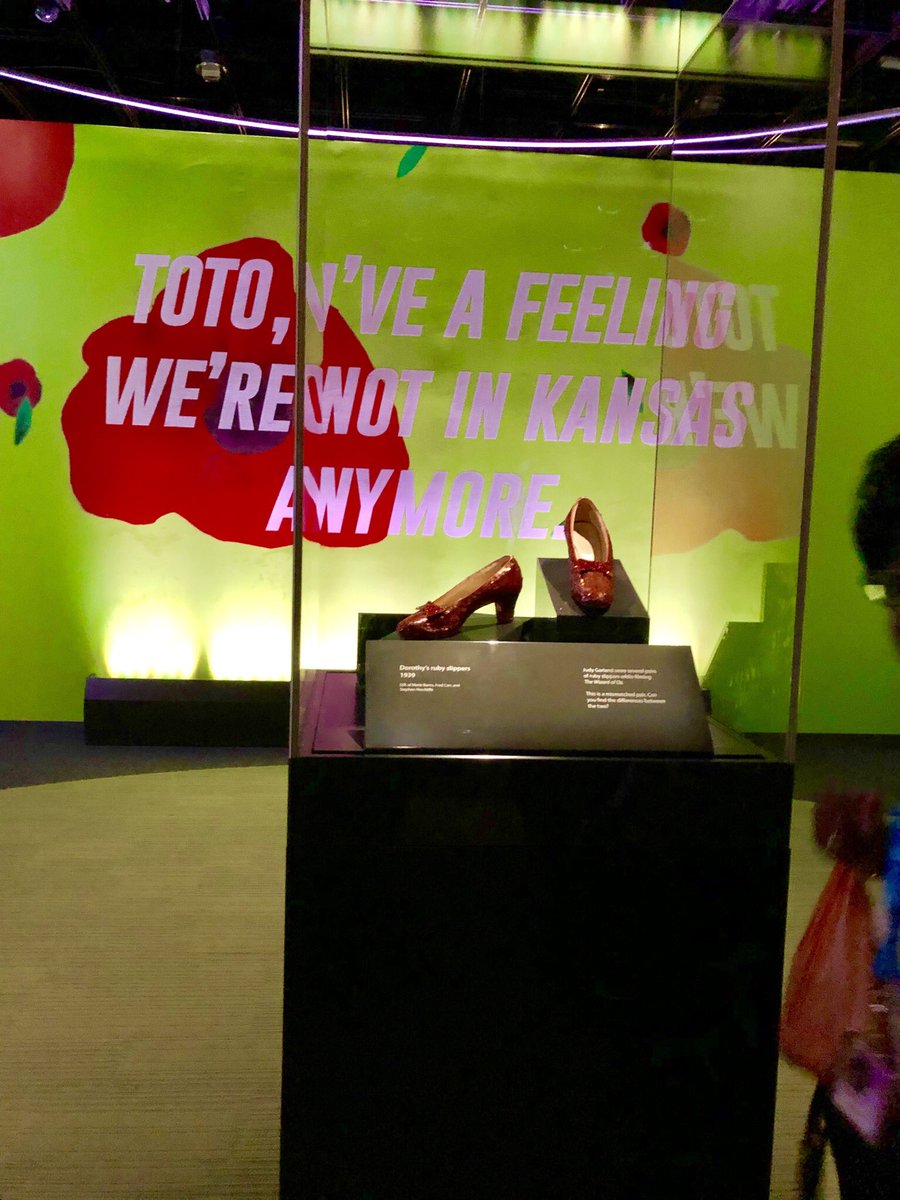 NYCRobyn's tweet photo. Classic Americana pieces of history. @amhistorymuseum #rubyslippers #swedishchef #muppets #archiebunker #MuhammadAli #ApolloOhno #WizardofOz #WashingtonDC https://t.co/VbLVcVkZRN