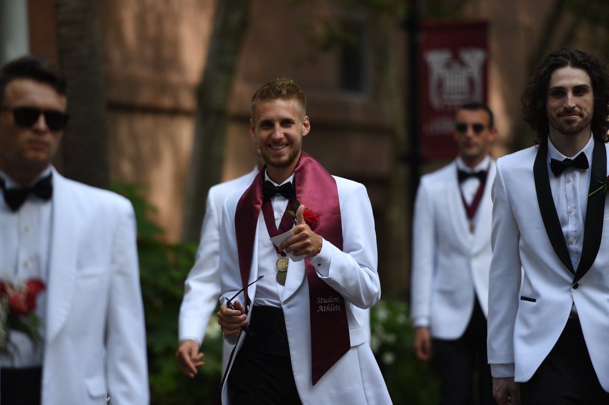 COFCSoccer's tweet photo. Here’s to our class of 2019, we’ll miss you fellas. #CofC19 🎓⚽️ https://t.co/oAlxlQgQKO