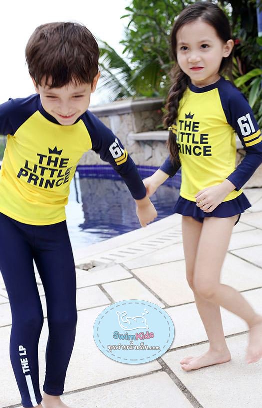 PArinchum's tweet photo. ชุดว่ายน้ำเด็กหญิง The Little Prince สีเหลือง-น้ำเงินเข้ม

ราคา 590 บาท https://t.co/BbnDEBJzCf