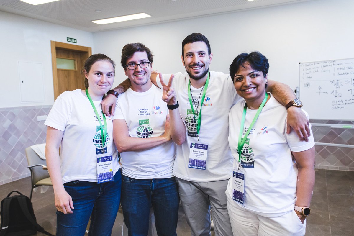 icomglobal's tweet image. Team @PublicisSapient (Publicis Sapient France) working on the @CarrefourFrance @GoogleFR challange at work with Ben Abderrahmen Rami, Cataldo Azzariti, Pallavi Sahoo & Raphaëlle Abitbol #DSH2019 #icom19