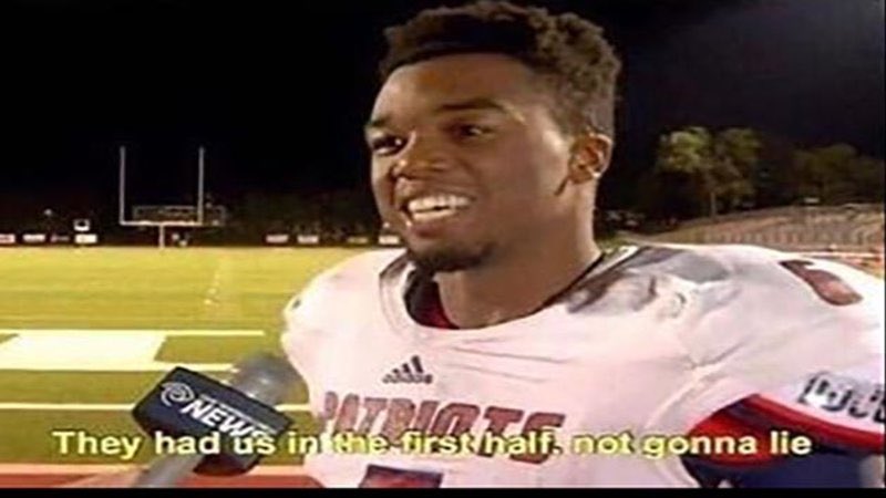 When we get asked about our game against great river: