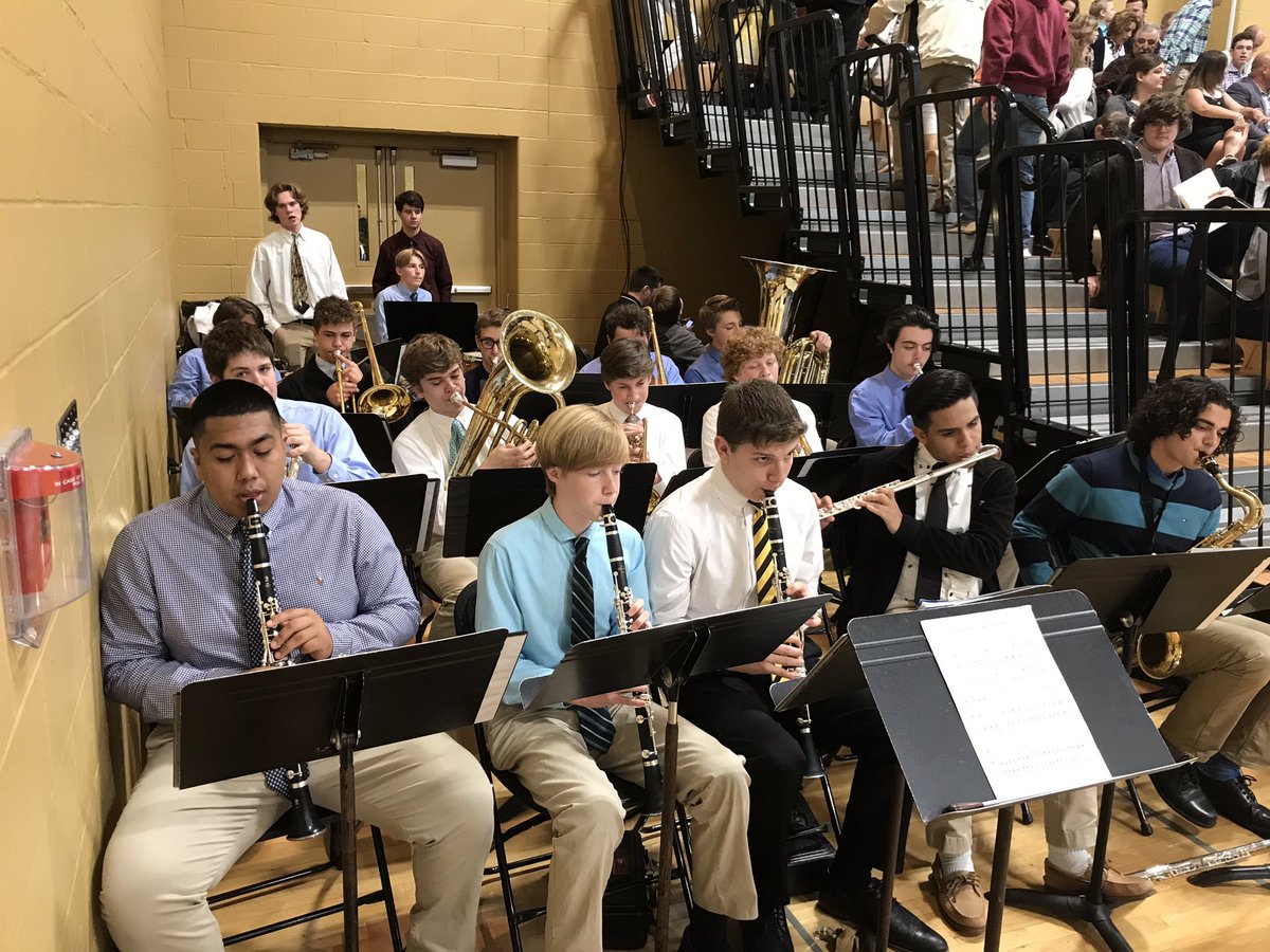 GriffinBand's tweet photo. The Griffin band provides some pregame music for graduation #band #family #TalonsUP https://t.co/n2lgAKLryQ