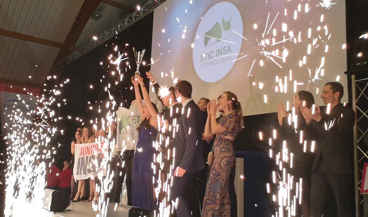 Et la Meilleure Junior-Entreprise 2019 est.... <a href="/etic_insa/">ETIC INSA Tech.</a> 🏆🎉

Félicitations à la Junior-Entreprise de l'<a href="/insadelyon/">INSA Lyon</a> pour cette belle victoire !

#50ansJE #CNE19