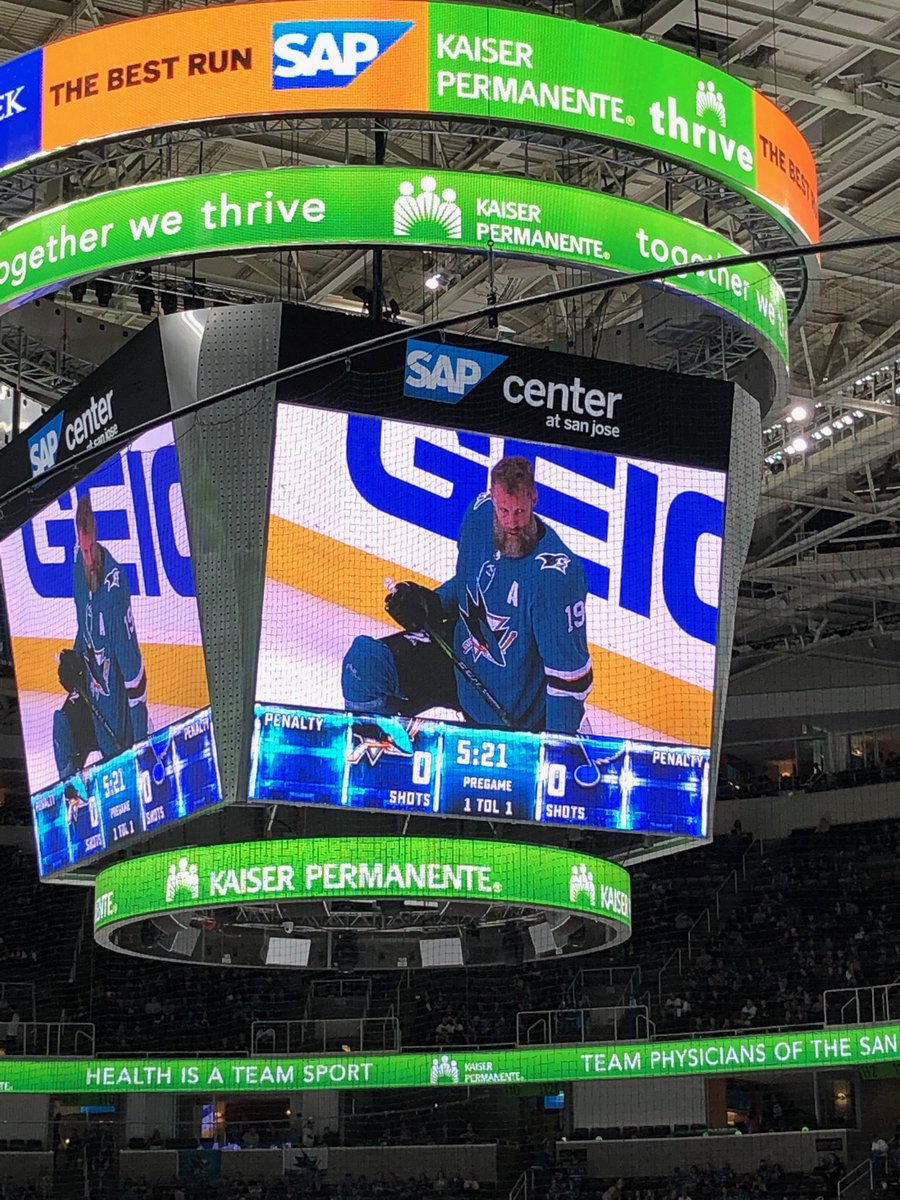 ladrama's tweet photo. #WinForJumbo #SJSharks #SilenceTheBlues #PlayoffMode #YearOfJumbo 🏒🦈 https://t.co/ZmeyY2Moow