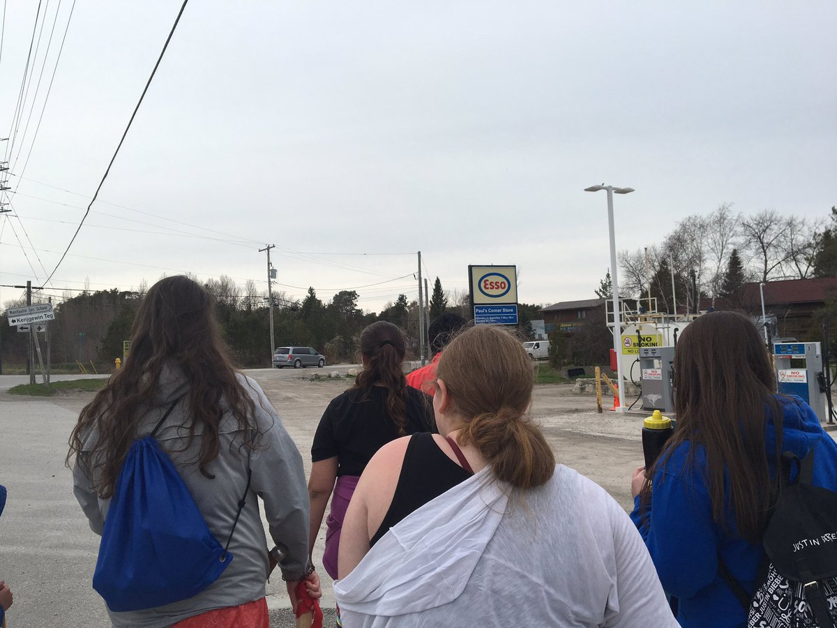 ShareGogreen's tweet photo. We did it! Total of 120km covered! 40 walkers! Over $1500 raised! Countless blisters! So much pride in this amazing group that modelled #solidarity #wewalkforwater #cleanwateron #manitoulinss #MSSWaterWalk #WEMovement https://t.co/zJoTWRjbb0