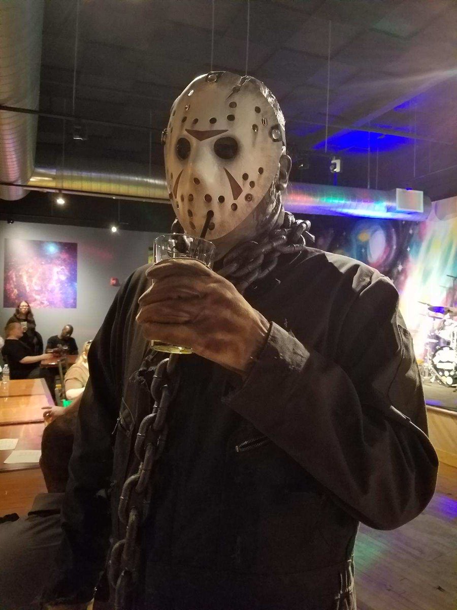 RT @ODParlayHour: #jasonvorhees (@scooty2frooty) having a #beverage before the big @s_a_t_r_, #krookedknuckles, #thejasons & #firstjason show down at @GalaxyBrewingCo! #607podcasts #music #live #show #horror #HorrorMovies #fridaythe13th #rock #punk #punk…