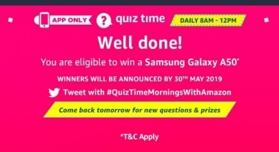 renuranka's tweet photo. #QuizTimeMorningsWithAmazon #Amazon #AmazonPrime https://t.co/zA8Cdc8kuY