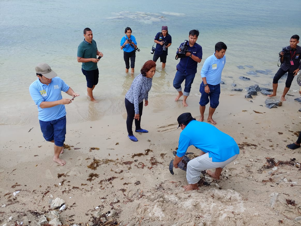 susipudjiastuti's tweet photo. These turtles were on their way to being illegally smuggled, we managed to break their operation and we set them free, the biggest turtle was 50 years old! https://t.co/cUZGP3R0Km