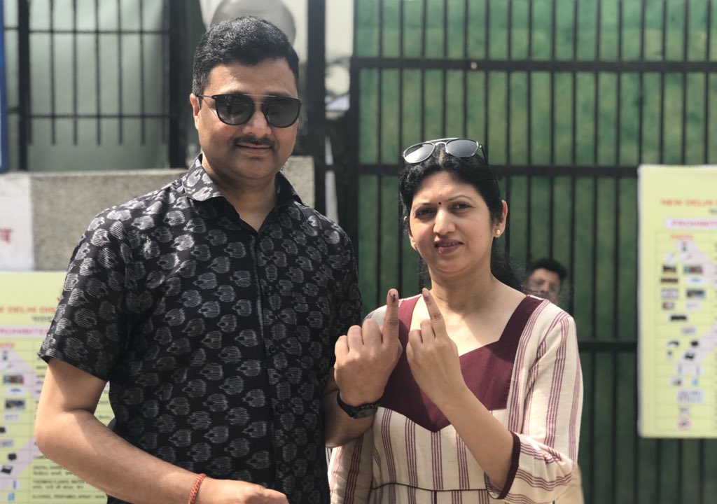 Proud feelings! Voted for the nation. #GotInked #IndiaElections2019 @ECISVEEP