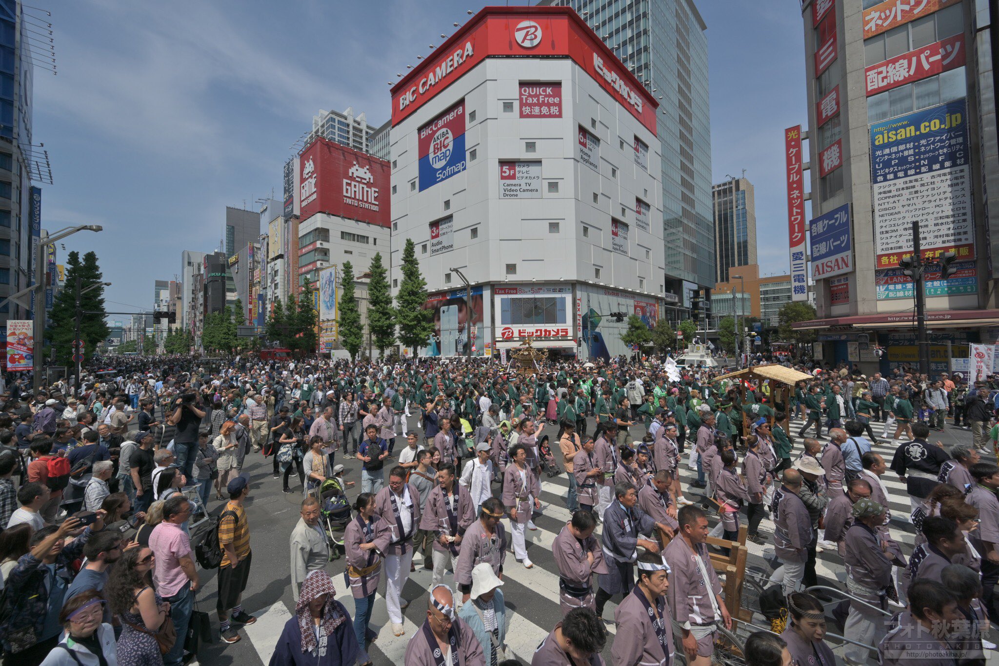 アニソン　神田祭　はっぴ　法被　秋葉原 秋葉原マップの神田祭版がインフォに届きました！お神輿のルート