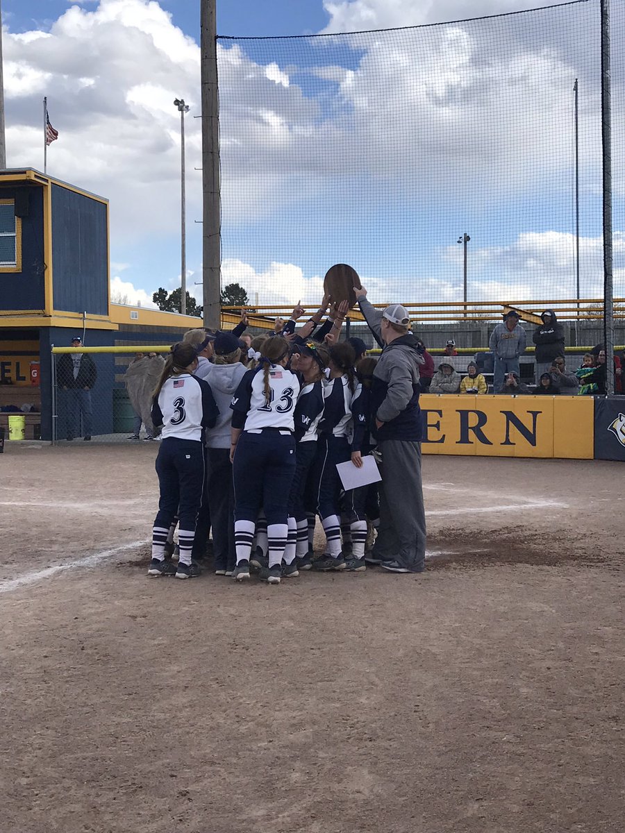 WNCCsoftball's tweet photo. Your 2019 Region IX champs! #TogetherWEGo #ONE https://t.co/873jdDrdIi