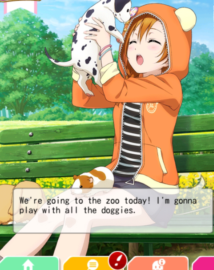 day 16: she is SO CUTE and look!! bunnies!! also i love dalmations... but uh... what zoos do you go to honoka???