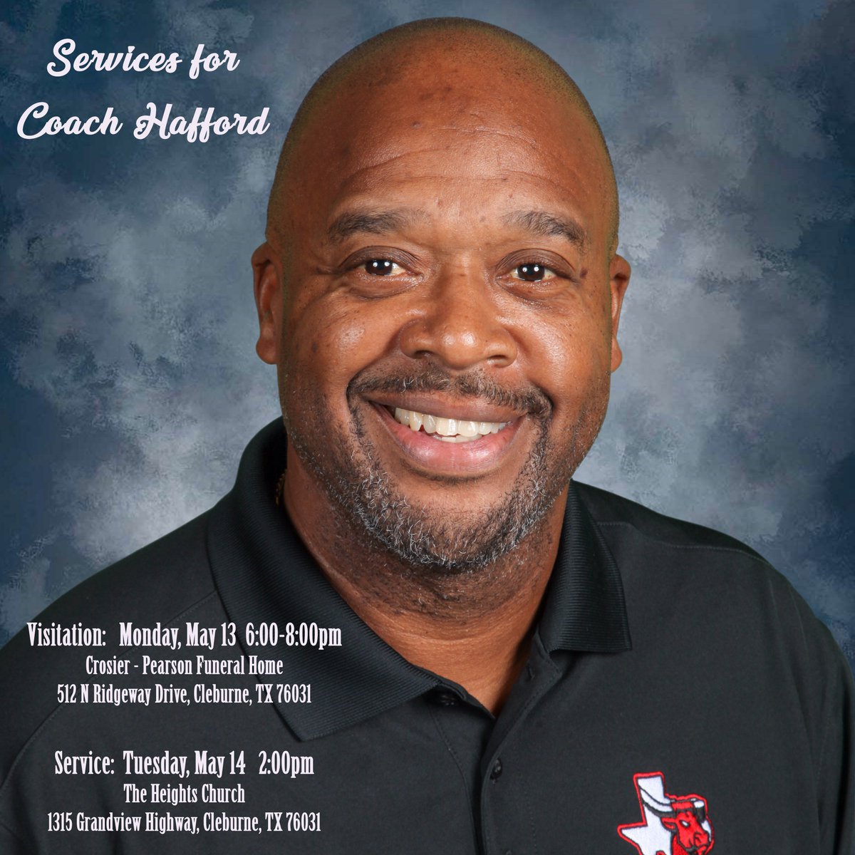 Cedar Hill Longhorns (@chlonghorns) on Twitter photo Service Information for Coach Hafford <a href="/CH_REDARMY/">Cedar Hill Red Army</a> @CHHS_Leader <a href="/kelliejspencer/">Kellie Spencer</a> <a href="/cedarhillisd/">Cedar Hill ISD</a> @TheHillTthlFB <a href="/CarlosLynn/">Carlos Lynn</a> <a href="/LonghornSpeed/">TTHL</a> Service Information for Coach Hafford <a href="/CH_REDARMY/">Cedar Hill Red Army</a> @CHHS_Leader <a href="/kelliejspencer/">Kellie Spencer</a> <a href="/cedarhillisd/">Cedar Hill ISD</a> @TheHillTthlFB <a href="/CarlosLynn/">Carlos Lynn</a> <a href="/LonghornSpeed/">TTHL</a>