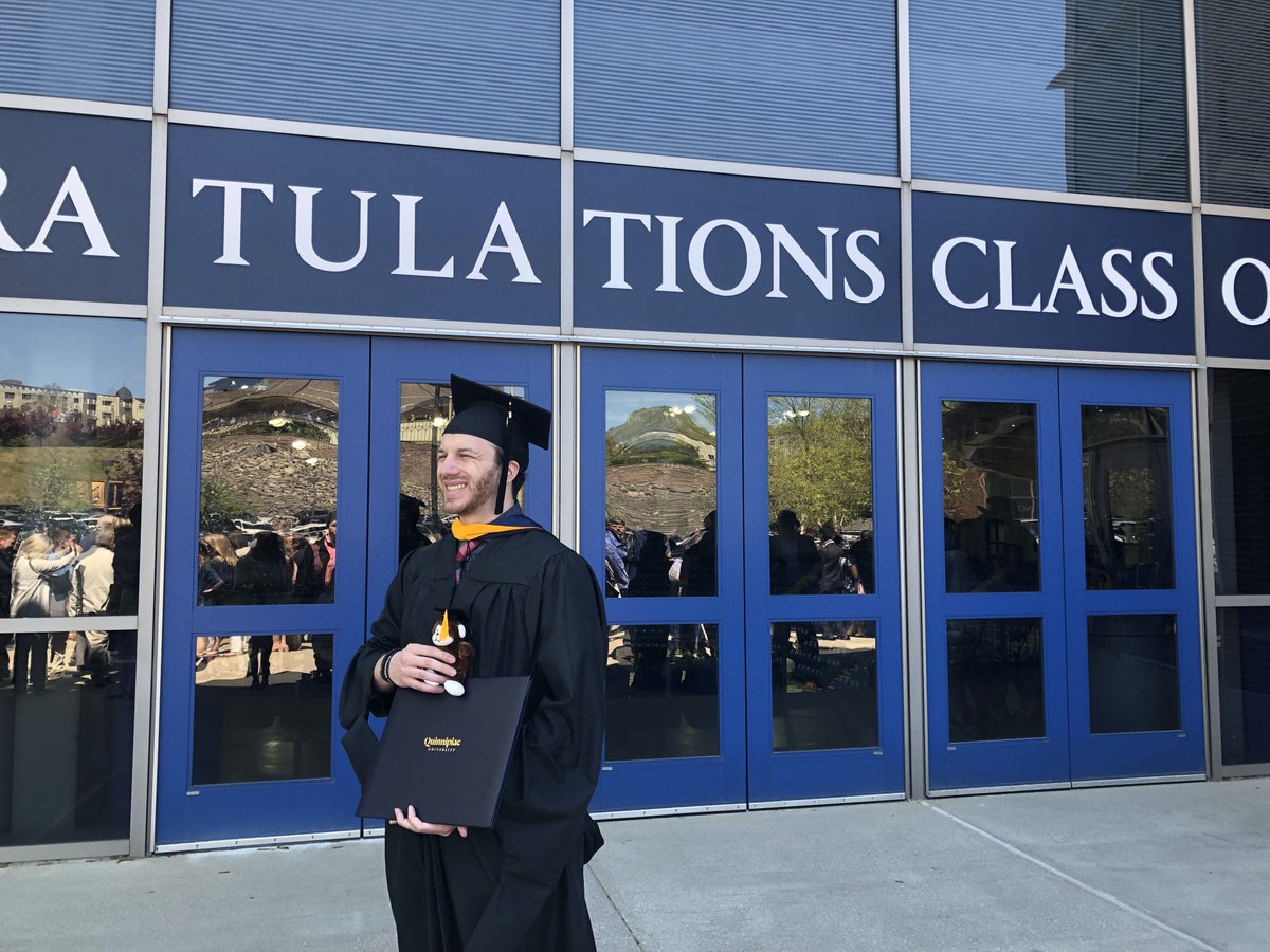 GrahamMirmina's tweet photo. May 11, 2014: Lost my grandfather unexpectedly.

May 11, 2019: Received my master's degree in journalism.

Amazing how much of a difference five years can make when you have the right people behind you! Thanks to everyone for the amazing support!!

This one's for you, Poppy. 👴👨‍🎓 https://t.co/8SrM8NdW2M