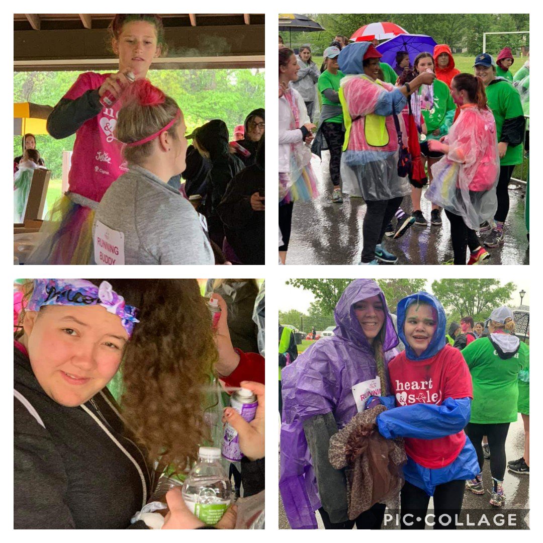 LcmsPto's tweet photo. Posted by Counselor Carrie DeSimone - We worked 10 wks for this day!! I am so proud of the girls and coaches at LCMS. The Heart of MO, Girls on the Run program was something I am so proud to have been apart. The smiles on the faces of the girls was worth every second! #WeRLC https://t.co/IQagxGbce9