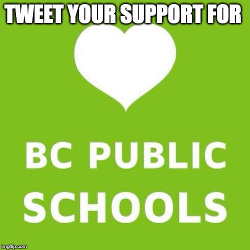 LizanneFoster's tweet photo. .@BCNDP politicians who campaigned on a pro-public education platform need reminding that adequate funding of #bced is the only way to ensure equity.  Our students deserve more than funding $1800 below the Canadian average. #bcpoli https://t.co/o8WYPfTmha