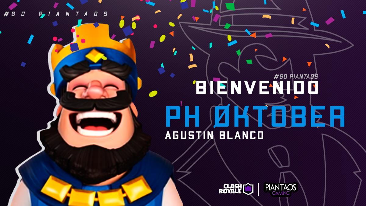 📢 ¡El es <a href="/AgustinB420/">_fazolita_</a> !

Ya estuvo compitiendo en varias competiciones de CEL y ahora juega para nuestro lado.

#GoPiantaos💜 #Tangueros🎩