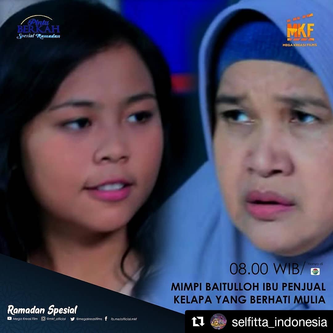 Jangan sampai ketinggalan #PintuBerkahSpesialRamadan SELFI YAMMA - MIMPI BAITULLOH IBU PENJUAL KELAPA YANG BERHATI MULIA, karena ada @SelfiYamma , <a href="/cicitegal/">Follow @CiciTegalMAW</a> dan @unangbagitonew  di Indosiar.