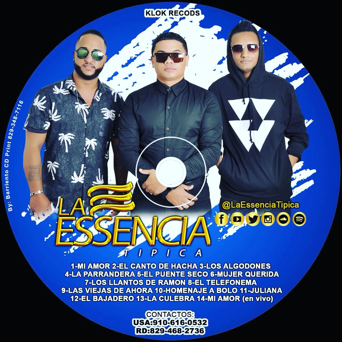 EssenciaTipica's tweet photo. Esta Semana sale el Álbum en Vivo de La Essencia Tipica 🔥🔥Merengue por la raya... y el tema promocional MI AMOR ...no se lo pierdan!!! 🔥🔥🔥 https://t.co/d3PMxGU3NR