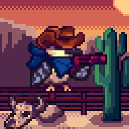Nedrilax's tweet photo. Fastest draw in the West!
@Pixel_Dailies #pixel_dailies #pixelart #ใใใ็ตต #ArmedBird https://t.co/NGSimk1v6z