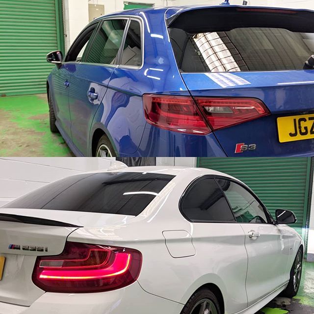 AKtints's tweet photo. Which do you prefer? #audis3 or #m235i #aktints #windowtint #hothatch #coupe https://t.co/bx0ZDbIiKp https://t.co/aLg73lbBpc