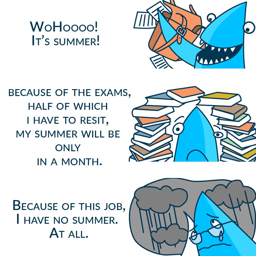 essayshark's tweet image. Emotions of a pupil, a student and an adult two weeks before the summer😂

#studentfun #studentprobs #collegeproblems #studentlife