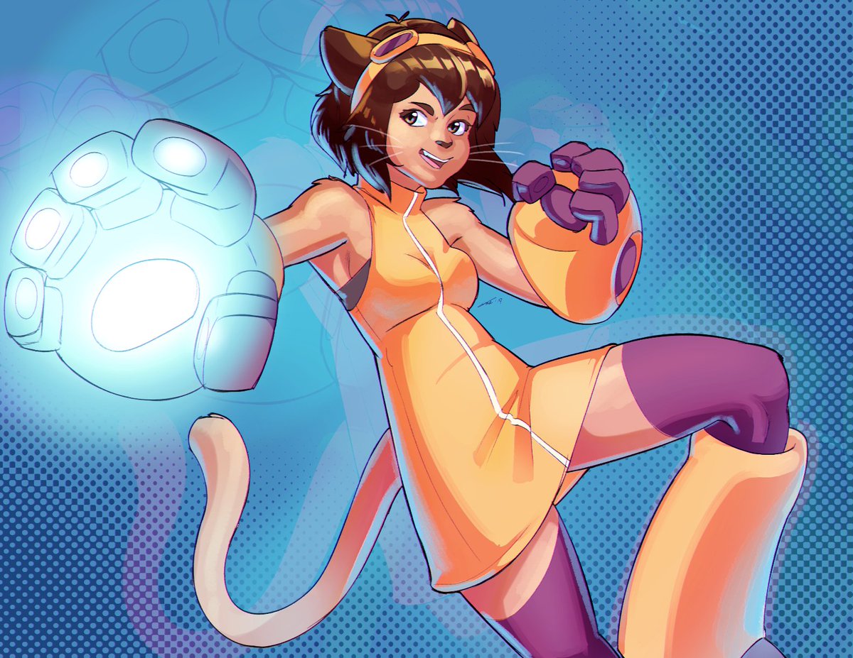 Luxar92's tweet image. Hi, i dont know her powers but i love her design a lot.

Kit belongs to @RubberNinja @Gameoverse @cutiesaturday 
#cutiesaturday #gameoverse