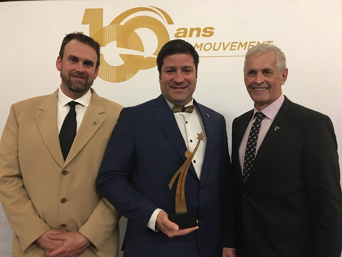 Le projet de centre de congrès honoré à l'Union des municipalités du Québec dans la catégorie développement économique #Assises2019 #UMQ