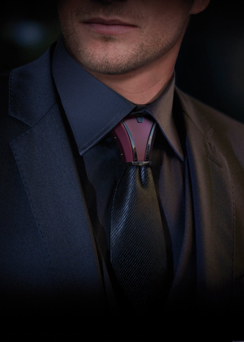 ネクタイの結び目につけるアクセサリーがかっこよい 話題の画像プラス