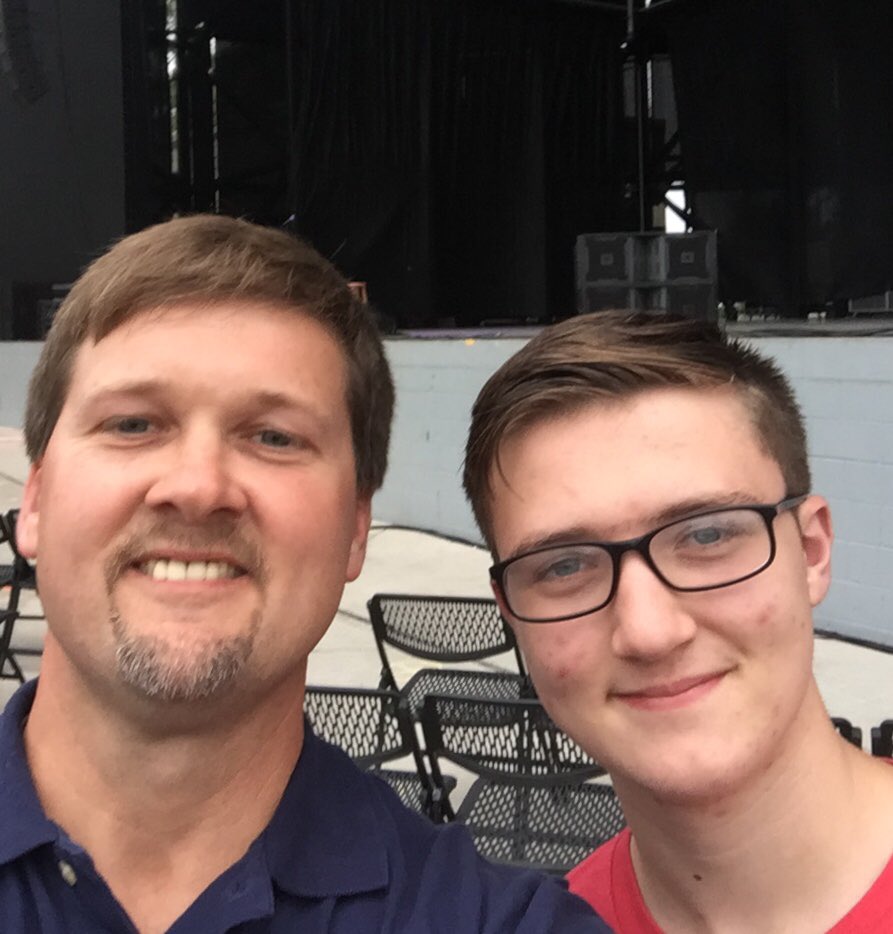 kkallhoff's tweet image. Had a blast tonight with my oldest watching @JimGaffigan at the #WARF.