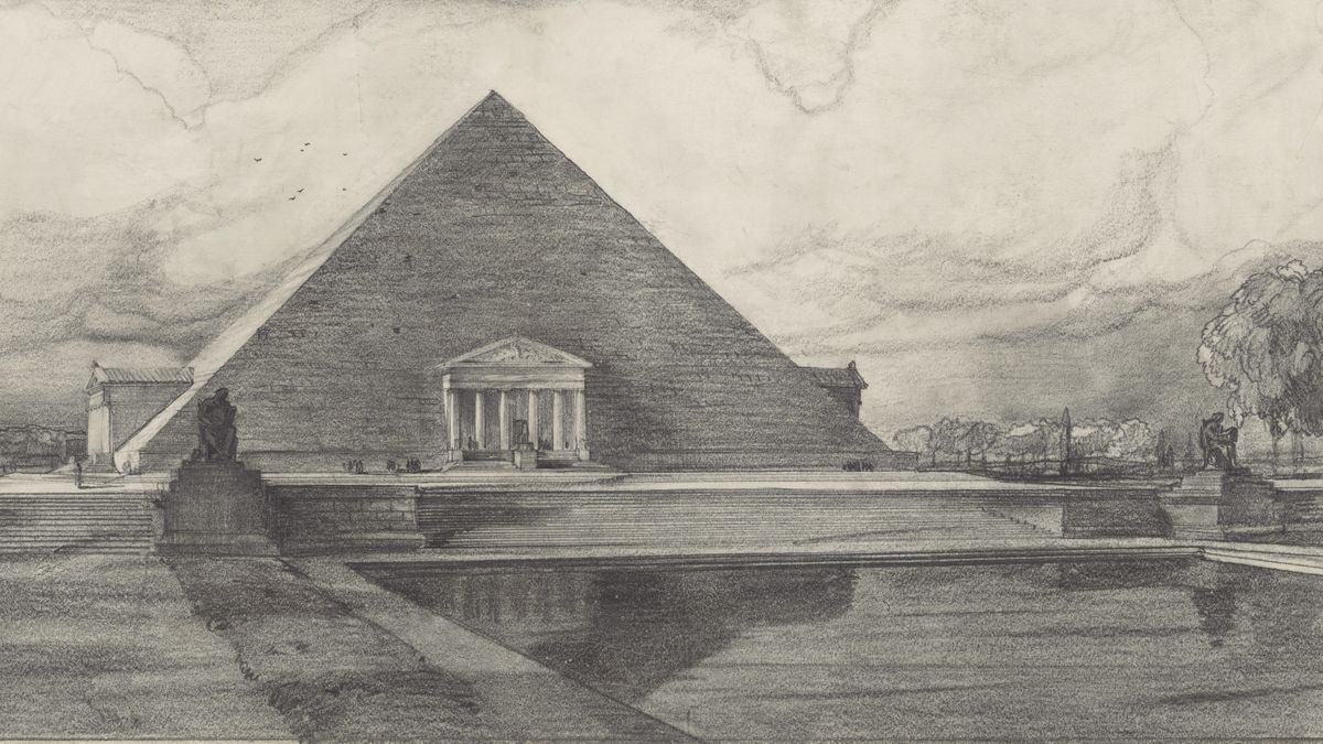 #11: Lincoln Memorial The Lincoln Memorial went through a number of proposed designs and one of its first designs placed Lincoln in front of a pyramid. Here we see the Lincoln Memorial is a copy of the Gods positioned in front of the Temple of Luxor and Temple of Rameses.