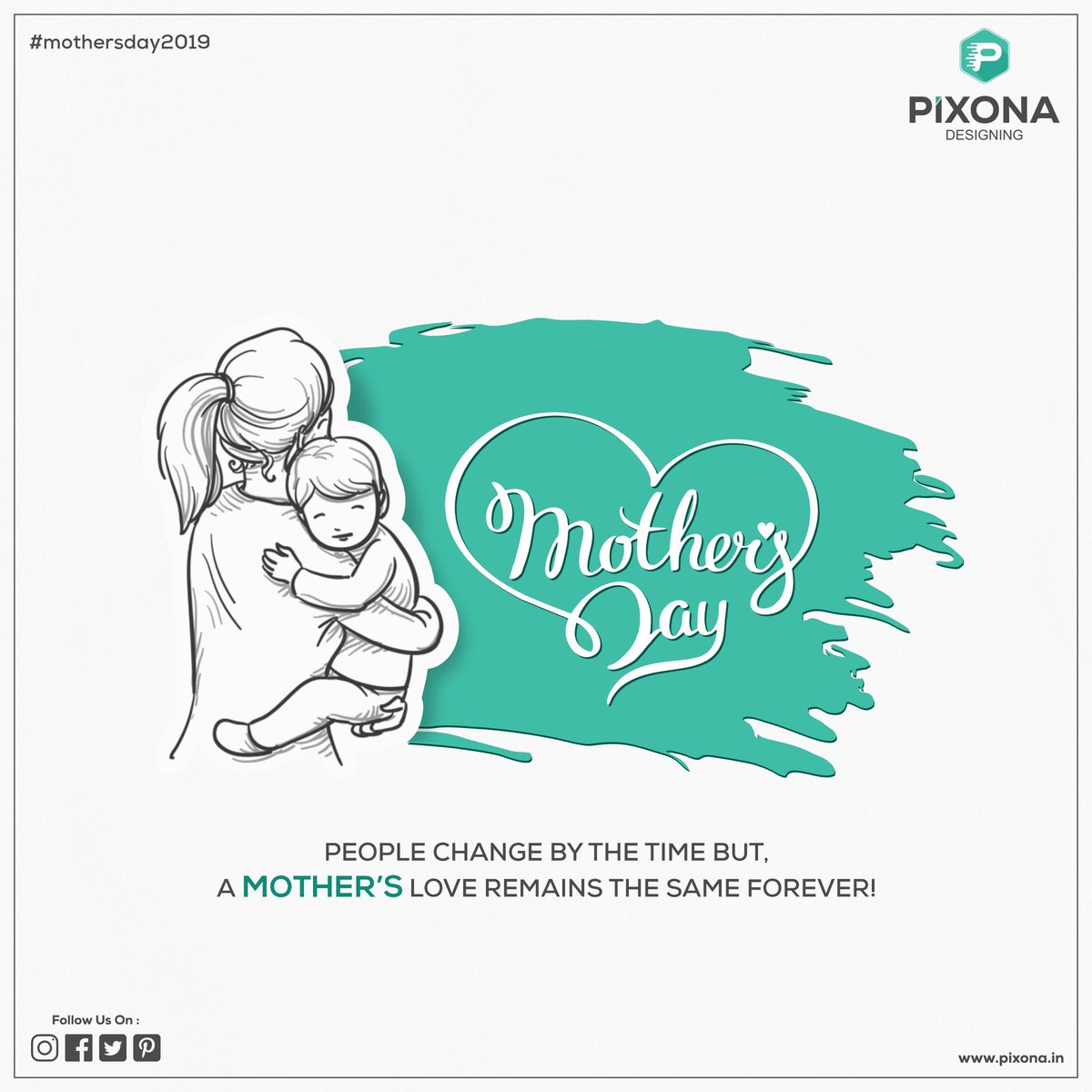 Pixona_design's tweet photo. A mother's arms are more comforting than anyone else's
.
#happymothersday #Motherday #motherhood #mothernature #motherlove #mothergift #Mom #Mummy #mothersdayquotes #mothersday2019  #logodesign  #graphicdesign #design #graphic #socialmediamarketing #pixona_designing https://t.co/Q1QsiCd8V9