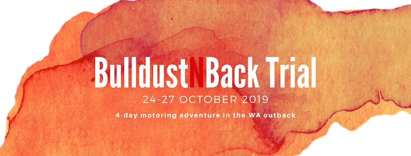 BulldustNBack's tweet photo. Keep these dates free for the Inaugural BulldustNBack Trial mystery motoring adventure exploring WAs outback and bush - fundraising for mental health in WA #BulldustNBack #RotaryClubofMillPoint #Letslickmentalhealth https://t.co/moG6F68VgB