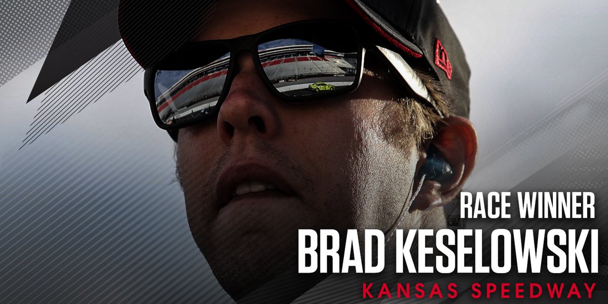 Brad <a href="/keselowski/">Brad Keselowski</a> WINS at <a href="/kansasspeedway/">Kansas Speedway</a>!

A <a href="/Team_Penske/">Team Penske</a> racing sweep today!