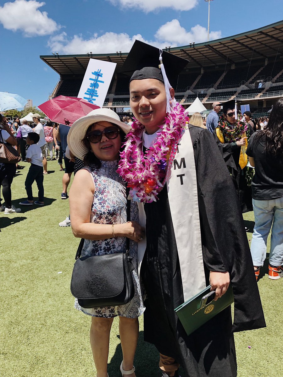 thailuong33's tweet photo. From living under section 8 and translating for my parents and family as little kid to eventually graduating with my Associate of Arts, Bachelor of Arts in English, and finally Masters of Arts in English! It’s been a crazy and rewarding journey, I can’t wait to see what’s next. https://t.co/xDlqH8l5xd