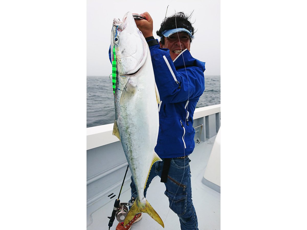 fishingvision's tweet photo. #九州 #玄界灘 へ🎣
名手 #東村真義 が #スローピッチジャーク で #ヒラマサ に挑みます！

『 #POWERFIGHT 12 』
放送は・・・5月25日(土)22時～✨

#釣りビジョン #釣り #フィッシング #fishing #ソルトルアー https://t.co/2sUV4YikyD