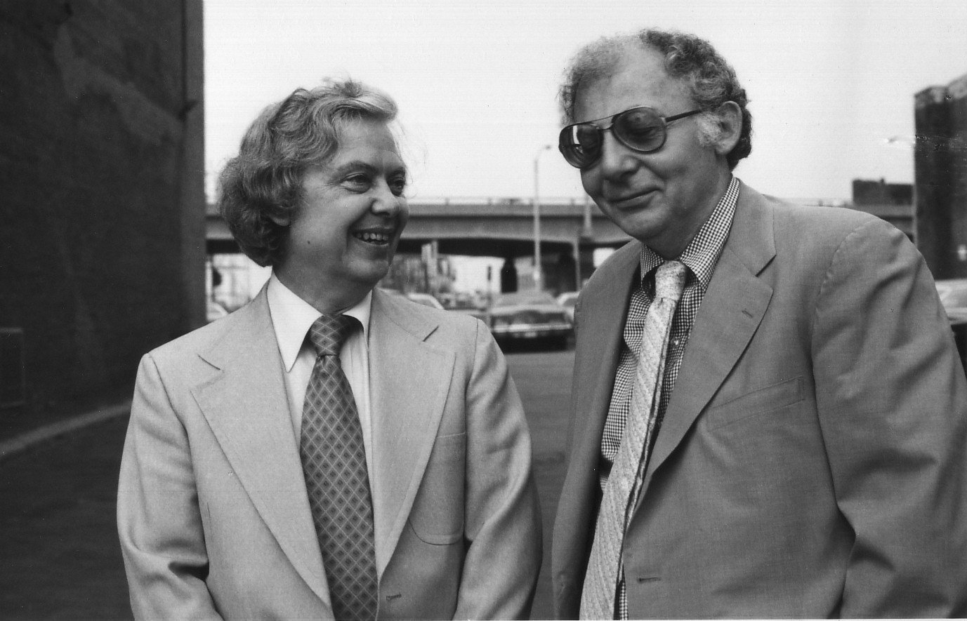 Can\t believe I almost forgot. happy birthday Stanley Elkin! (with William Gass) 