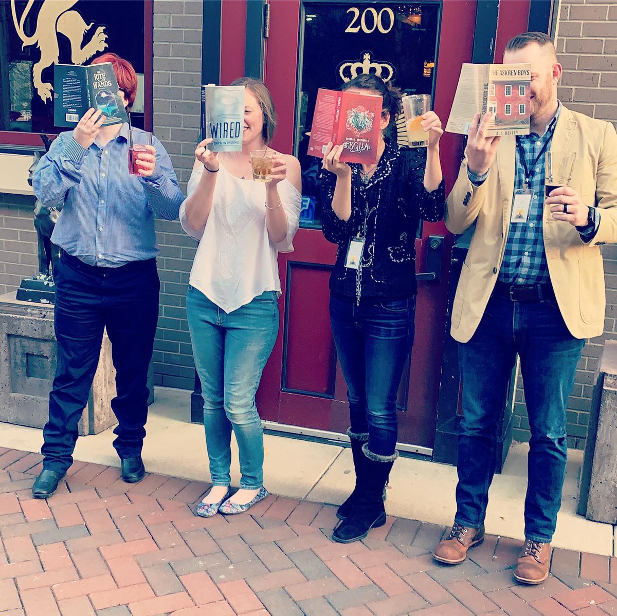 MackenzieFlohr's tweet photo. During the #Gabfest lit walk from last night. #gabfest #litwalk #southdakota #rapidcity #awardwinning #books #mustread https://t.co/fk4BtqLAFW