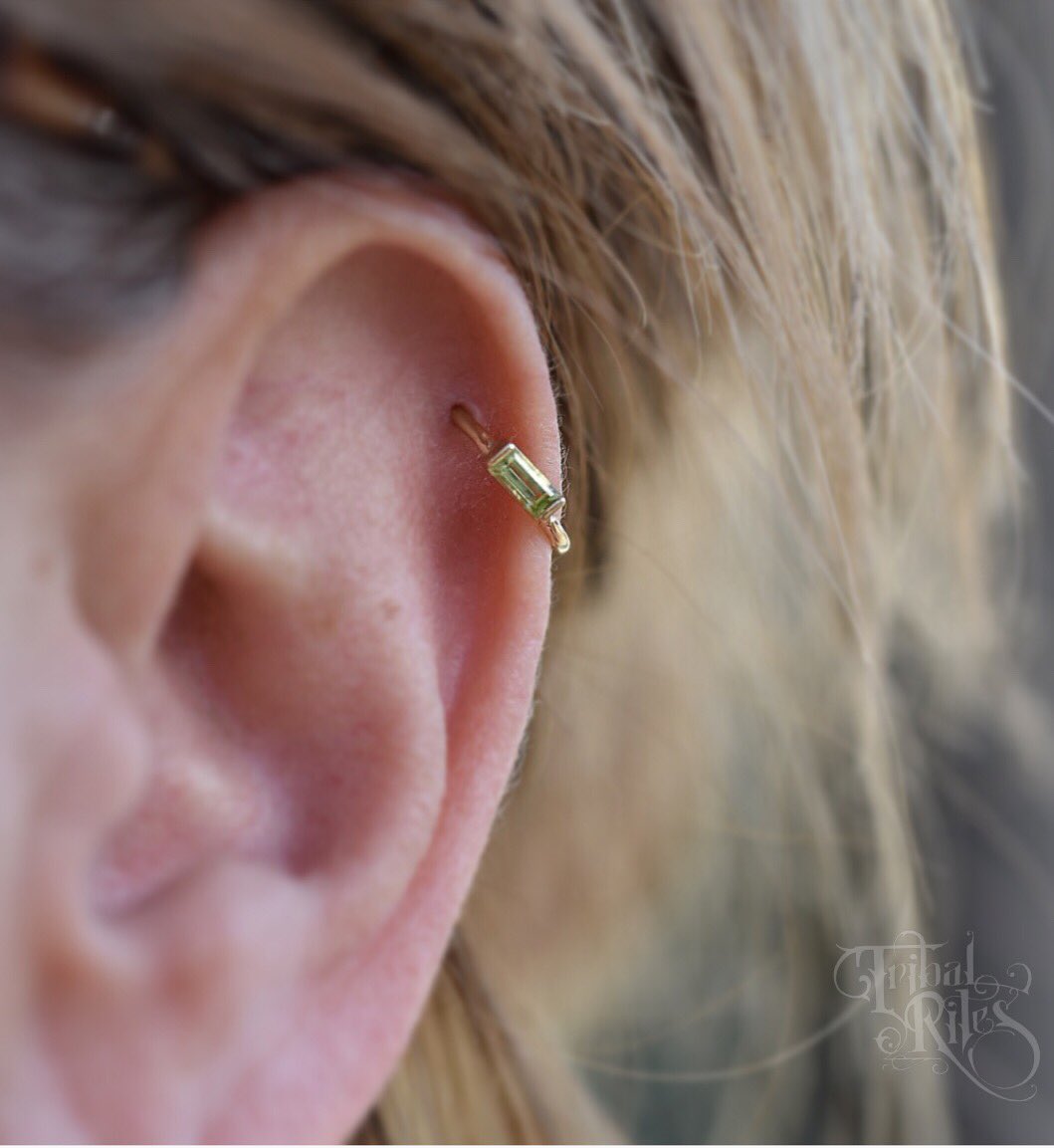 TribalRites's tweet photo. Gorgeous cartilage jewelry upgrade with jewelry from Sleeping Goddess Jewelry 🌷 
#tribalritesfortcollins #legitbodyjewelry #sleepinggoddess https://t.co/OGd0Mzht8m