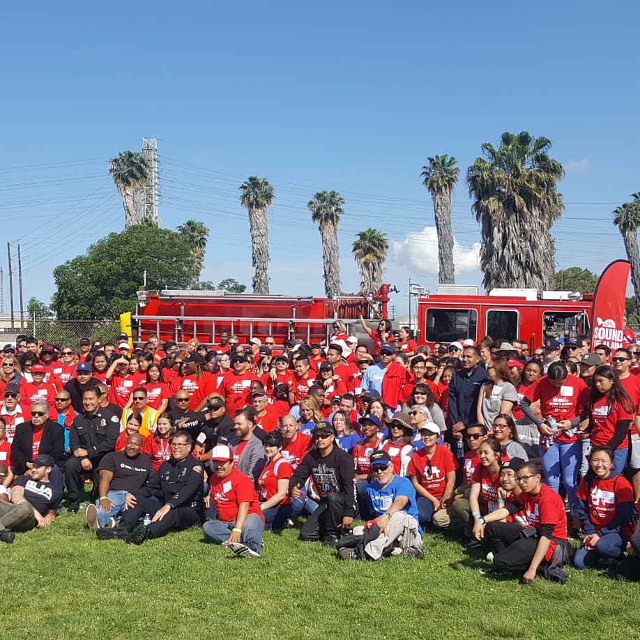 jane3000b's tweet photo. Sound The Alarm Event in Long Beach today.  Helping to save lives installing smoke alarms and educating families on fire safely and earthquake preparedness.  #redcrossLA https://t.co/aO3Z5kdfzB