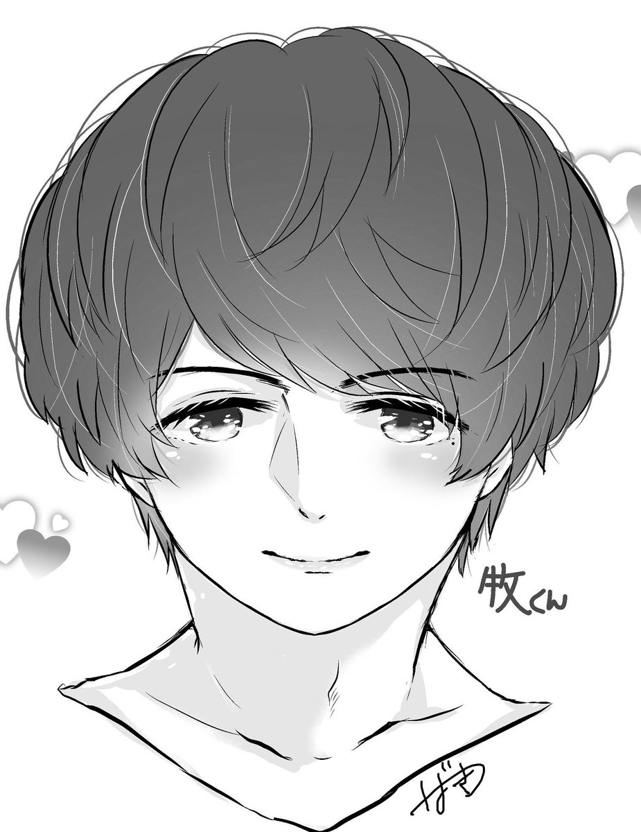 ট ইট র 椿 イプ中手持ち無沙汰な時意味もなく推しの顔面だけ描きがちのヤツ